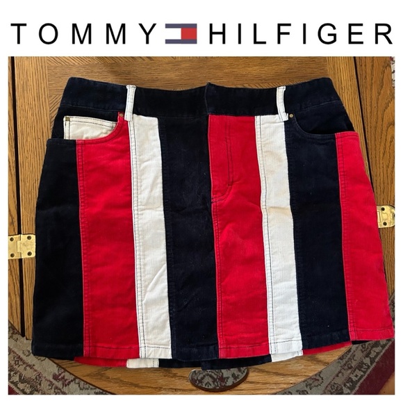 Tommy Hilfiger Corduroy Mini Skirt - Picture 2 of 15